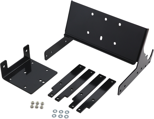 Moose Utility Black ATV Front Winch Mount for 1994-1999 Polaris Big Boss Magnum