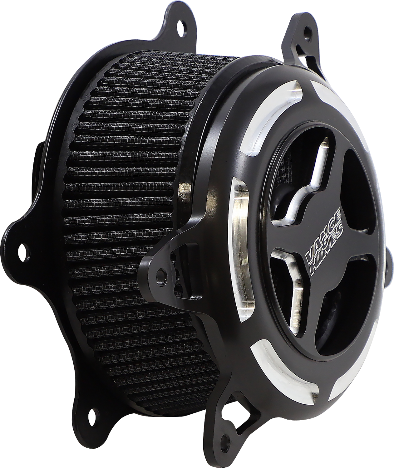 Vance & Hines VO2 X-Style Black Air Filter Cleaner for 2017-2024 Harley Touring