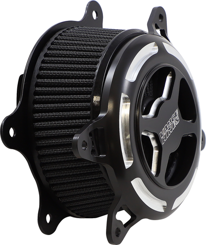 Vance & Hines VO2 X-Style Black Air Filter Cleaner for 2017-2024 Harley Touring
