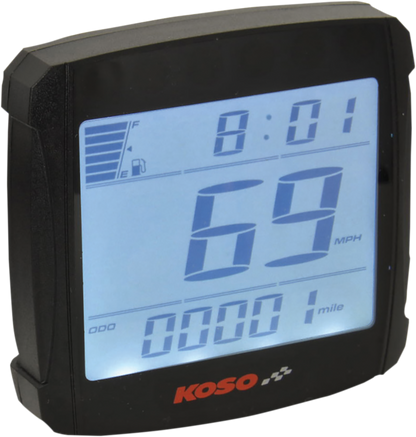 Koso XR-01 Universal Electronic Motorcycle LCD Digital Speedometer Gauge