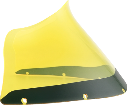 Klock Werks Kolor Flare 9" Yellow Ice Windshield fits Harley FXRP Style Fairing