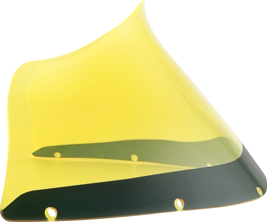 Klock Werks Kolor Flare 9" Yellow Ice Windshield fits Harley FXRP Style Fairing