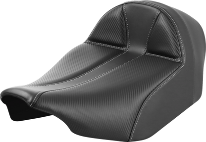 Saddlemen Dominator Carbon Fiber Extended Gel Solo Seat 2023-2026 Harley Touring