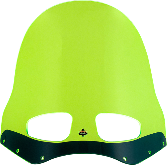 Klock Werks 15" Flare Green Ice Road Warrior Fairing Motorcycle Windshield