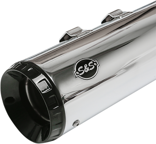 S&S GNX 4.5" Motorcycle Slip on Exhaust Mufflers 2017-2022 Harley Touring Models