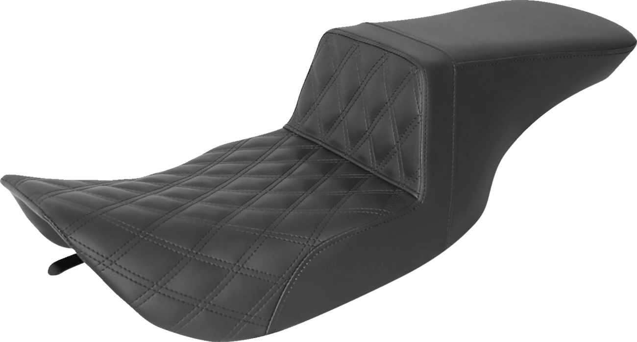 Saddlemen Step Up Front Lattice Gel Seat fits 1997-2007 Harley Touring FLHR FLHX