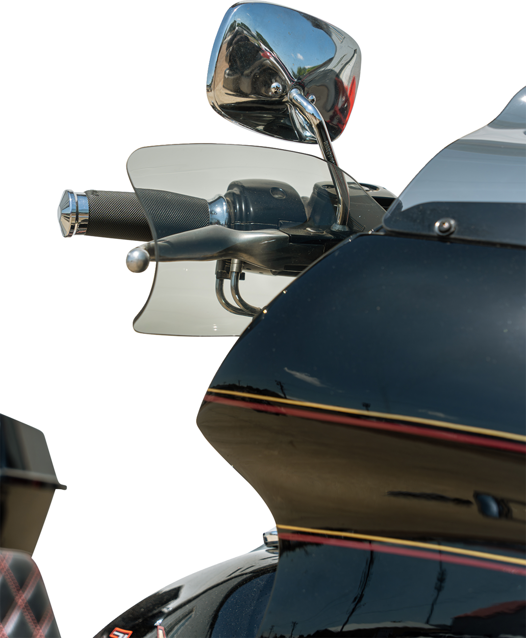 Klock Werks Flare Tinted Hand Guards fits 2002-2025 Harley Hydraulic Clutch