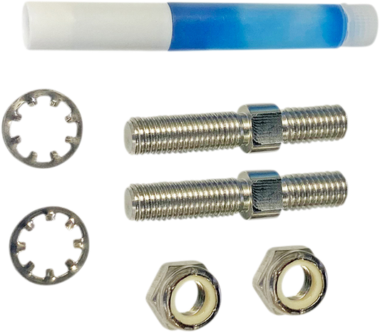 Custom Dynamics Chrome 5/16-24 Mirror Adapters for Harley Street XG500 XG750