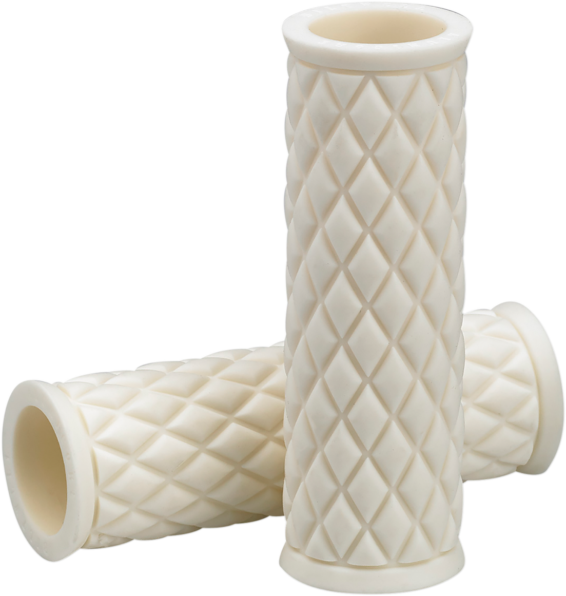 Biltwell Alumicore White Replacement Rubber Grip Sleeve for Harley Davidson