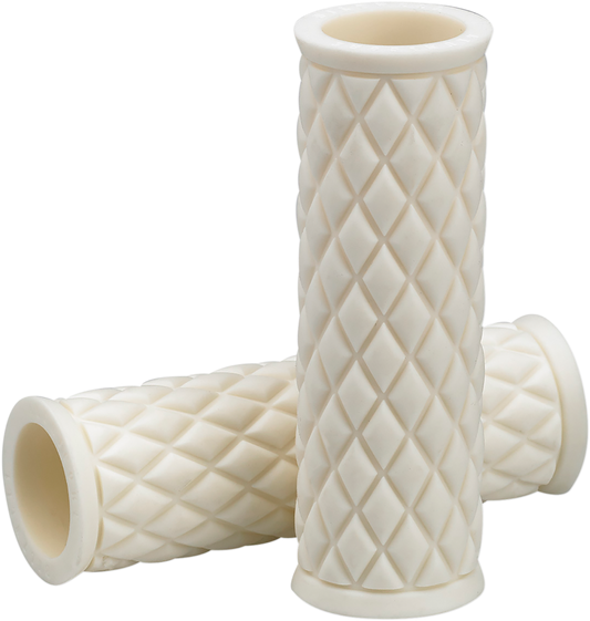 Biltwell Alumicore White Replacement Rubber Grip Sleeve for Harley Davidson