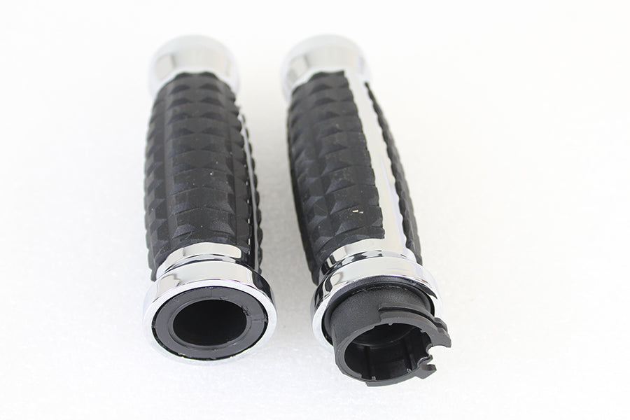 V-Twin Alligator Style Motorcycle Handlebar Grips 1979-1995 Harley Softail