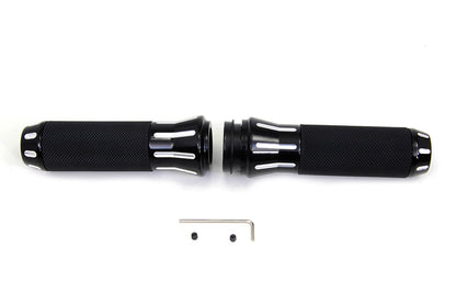 VTwin Clear Cut TBW Motorcycle Handlebar Grips 2008-2024 Harley Softail Touring