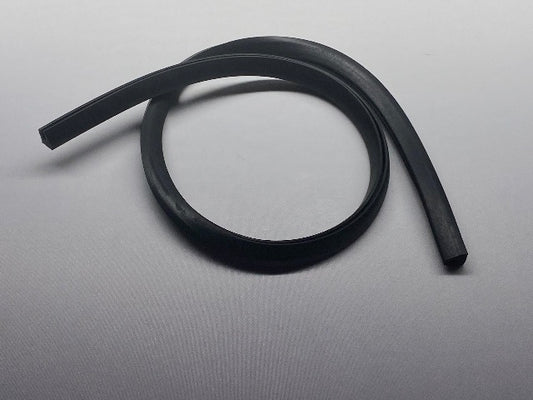VTwin Black Rubber Fuel Tank Dash Cover Trim for 1988-1992 Harley Davidson FXR