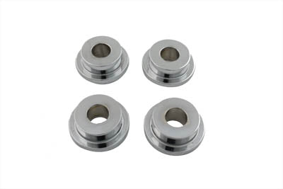Vtwin Solid Chrome Handlebar Riser Bushings for 1973-1984 Harley Touring FLT FLH