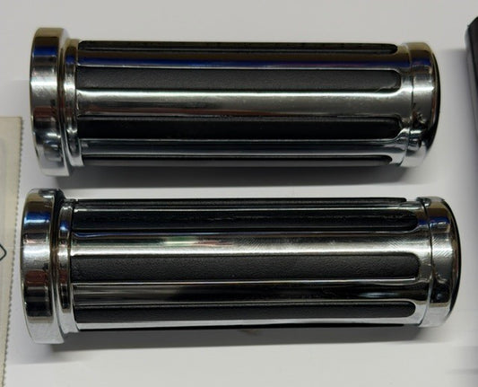 VTwin TBW Rail Style Grip Set with Glue for 2008-2025 Harley Touring Softail