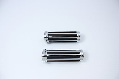 VTwin TBW Rail Style Grip Set with Glue for 2008-2025 Harley Touring Softail
