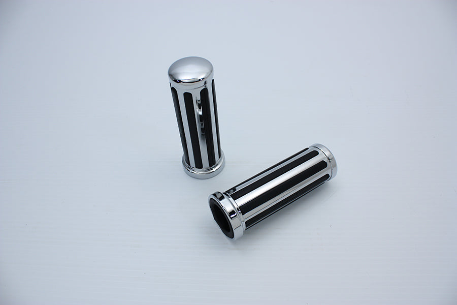 VTwin TBW Rail Style Grip Set with Glue for 2008-2025 Harley Touring Softail