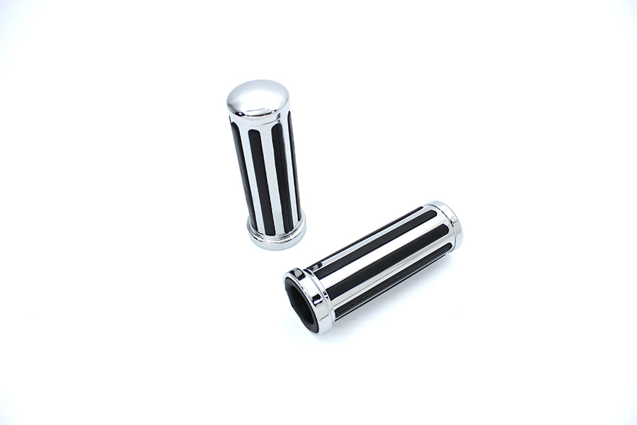 VTwin TBW Rail Style Grip Set with Glue for 2008-2025 Harley Touring Softail