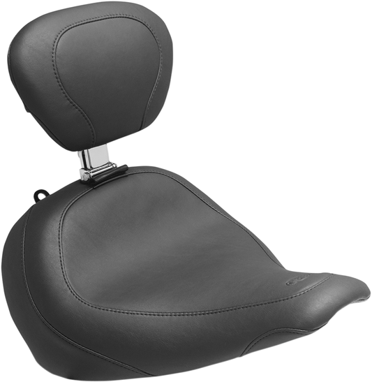 Mustang Wide Tripper Solo Seat & Backrest 2018-2024 Harley Softail Fat Boy 79772