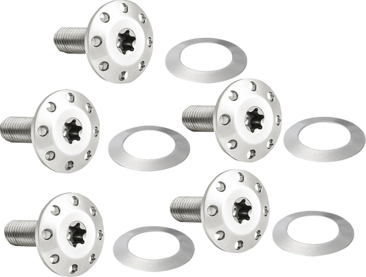 Arlen Ness Polished Front Floating Brake Rotor Bolt Kit for 2024 Harley Touring