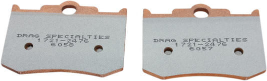 Drag Premium Sintered Metal Rear/Front Caliper Brake Pads for 2002-2010 Indian