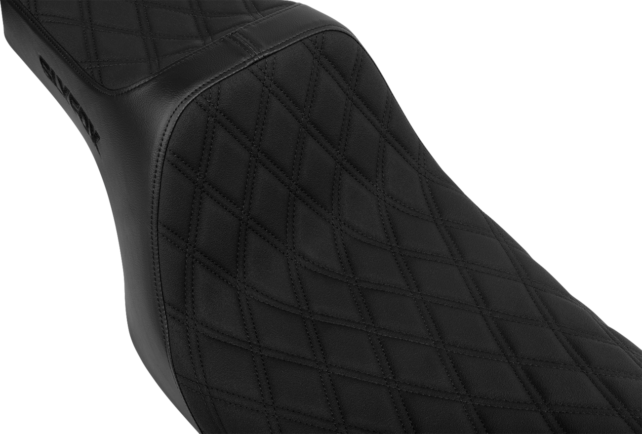 Slyfox High Noon Diamond Stitch Seat fits 2008-2024 Harley Touring FLTR FLHX