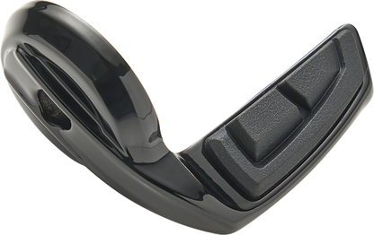 Ciro Chicane Black Throttle Assist Wing Handlebar Grip End for Harley Davidson