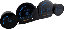 Koso HD-03L Blue LCD Multi-Function Digital Gauge Kit for 2014-24 Harley Touring
