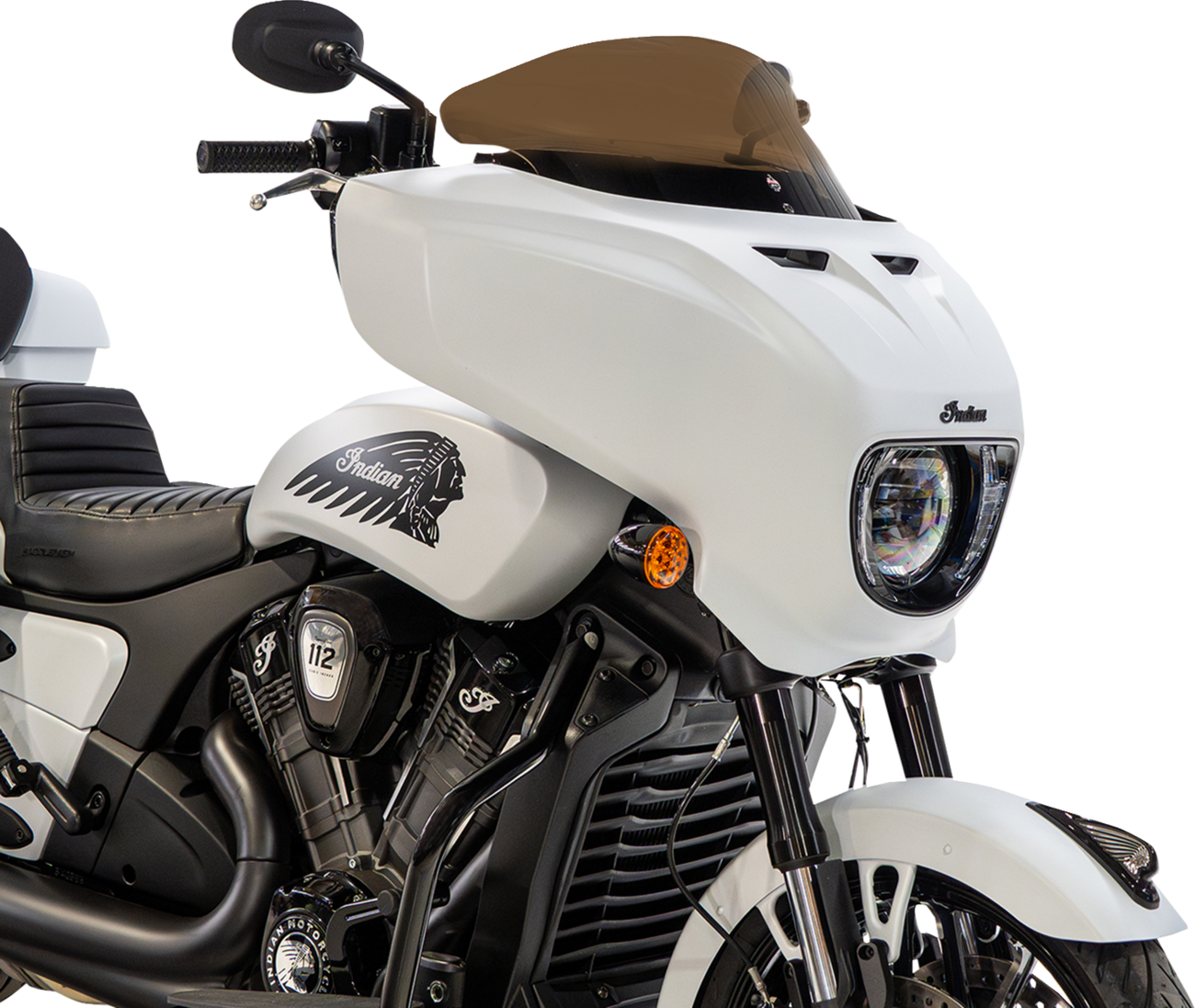 Klock Werks 9" Bronze Flare Windshield fits 2025-2026 Indian Powerplus Models