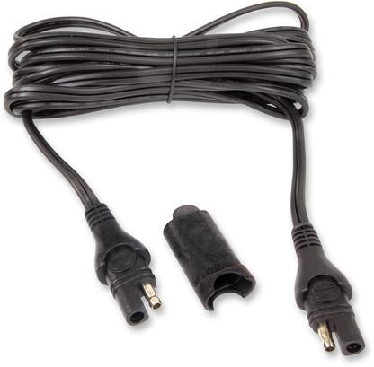 Tecmate Black Universal 15' Feet Motorcycle Battery Pigtail Extension for Harley
