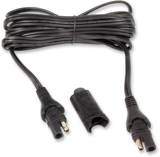 Tecmate Black Universal 15' Feet Motorcycle Battery Pigtail Extension for Harley
