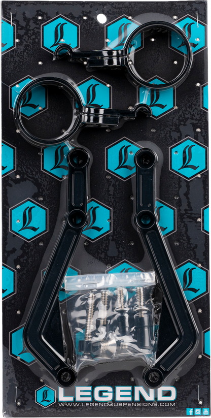 Legend REVO ARC Black Remote Reservoir External Mount Kit 2014-24 Harley Touring