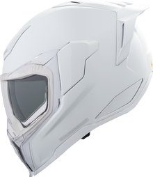 Icon Ultraflite Solid Gloss White MIPS Full Face Unisex Adult Motorcycle Helmet