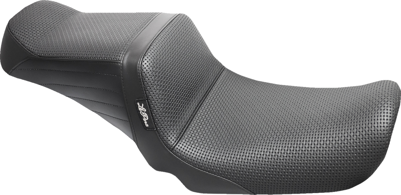 Le Pera Tailwhip Basketweave Stitch Seat fits 2004-2005 Harley Dyna LF-581BW