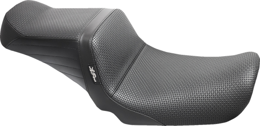Le Pera Tailwhip Basketweave Stitch Seat fits 2004-2005 Harley Dyna LF-581BW
