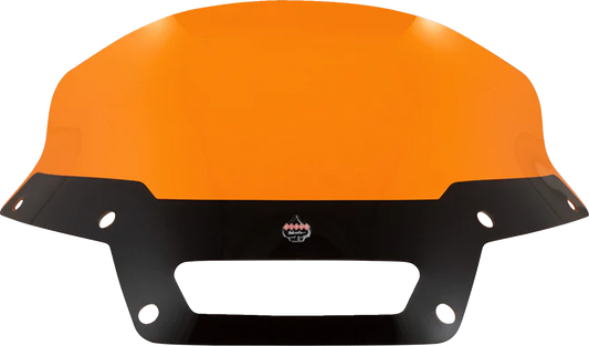 Klock Werks Kolor Flare 6" Orange Windshield 2022-2024 Harley Softail Low Rider