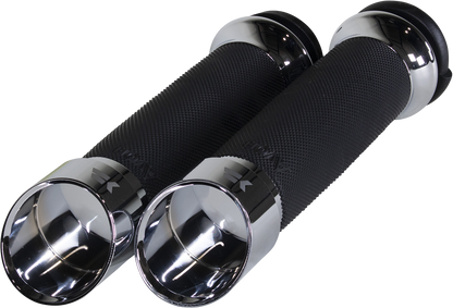 Khrome Werks Edge Contour 1" TBW Hand Grips for 2008-2025 Harley Touring Softail
