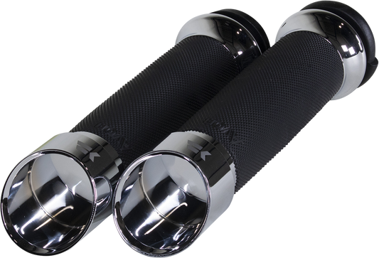 Khrome Werks Edge Contour 1" TBW Hand Grips for 2008-2024 Harley Touring Softail