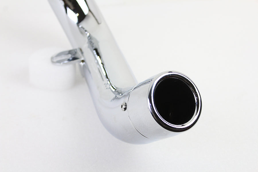 VTwin Chrome Megaphone 2-1 Motorcycle Lake Exhaust 1995-2006 Harley Touring FLT