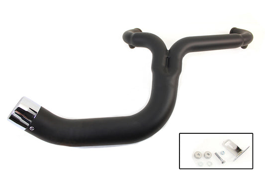 VTwin Black Megaphone 2-1 Motorcycle Lake Exhaust 1997-2016 Harley Touring FLT