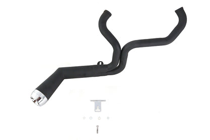 VTwin Megaphone 2-1 Motorcycle Offset Exhaust for 1985-2005 Harley Touring FLT