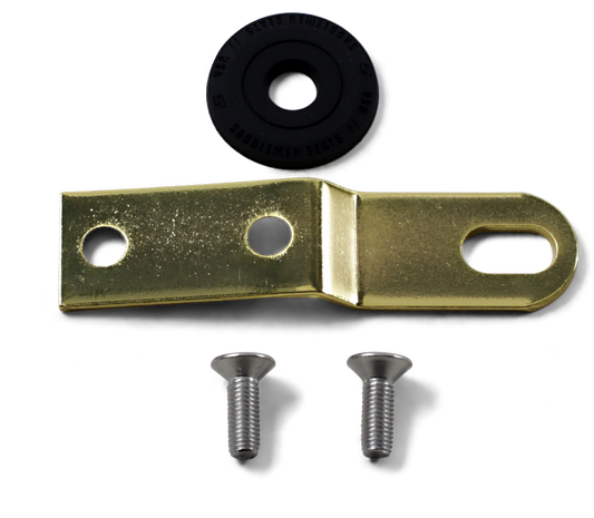 Saddlemen Gold 1/4"-28 Universal Rear Motorcycle Seat Bracket for Harley