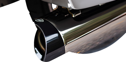 S&S MK45 Slip-on Lava Chrome 4.5" Mufflers for 2017-2024 Harley Touring 50 State