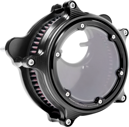 Performance Machine Vision Air Cleaner Filter Kit 2008-2017 Harley Touring FLTR