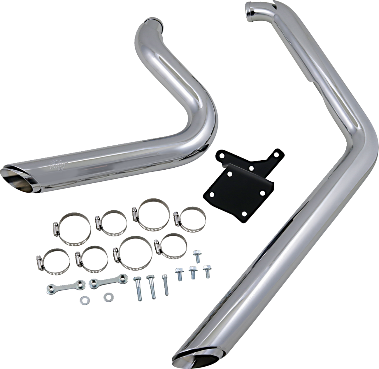Vance & Hines Shortshots Staggered Chrome Exhaust System for 1991-05 Harley Dyna
