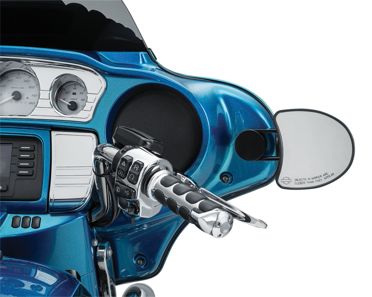Kuryakyn 6576 Adjustable Fairing Drop Mirror Mounts 2006-2013 Harley Touring