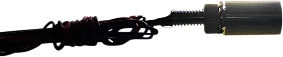 Custom Dynamics Black Pair White LED License Plate Tag Bolt Lights for Harley