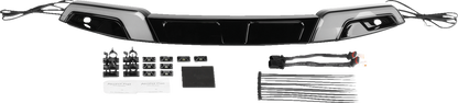 Kuryakyn Tracer LED Black Windshield Trim Lights for 2014-2023 Harley Touring