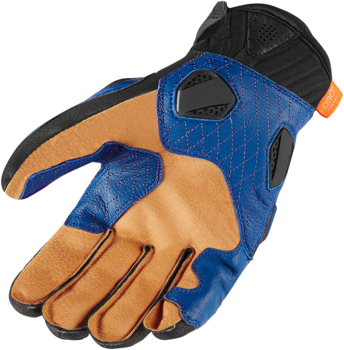 Icon Mens Hypersport Leather Dual Sport Motorcycle Riding Street Racing Gloves