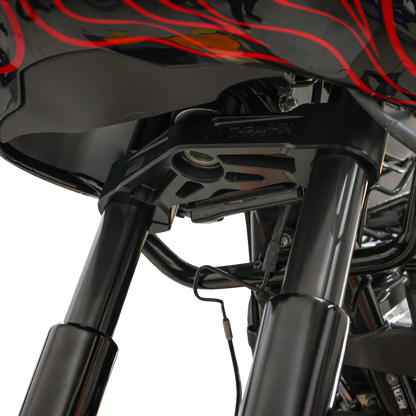 Thrashin Supply Black Bottom Triple Tree for 2024 Harley Road Glide FLTRX